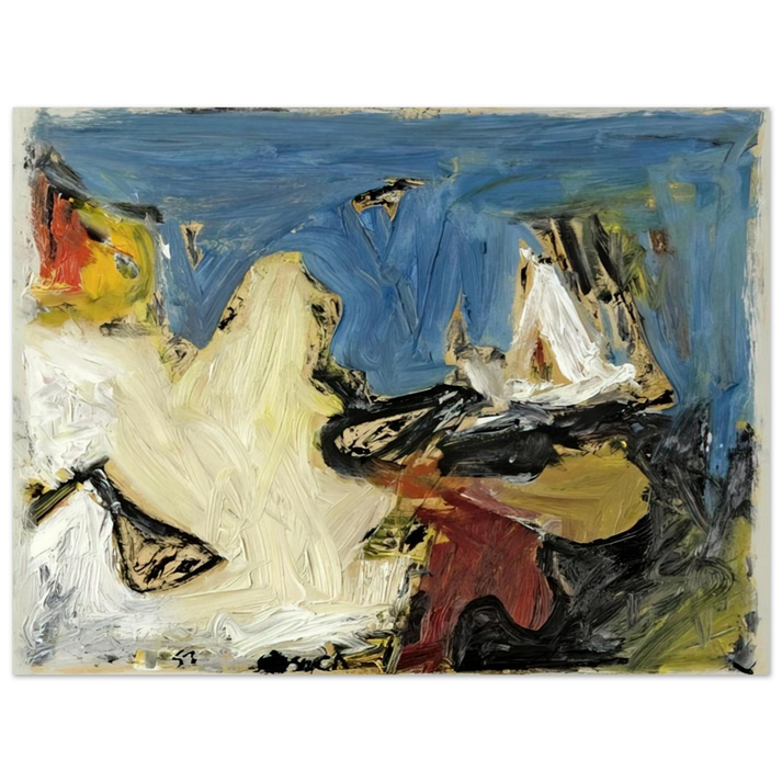 Milton Resnick - PAINTING I 1957 75x100 cm / 30x40inches Fine Art Poster