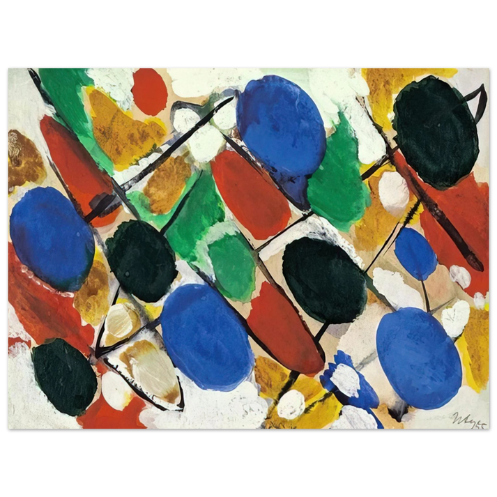 Ernst Wilhelm Nay - Scheiben - 1955 75x100 cm / 30x40inches Fine Art Poster