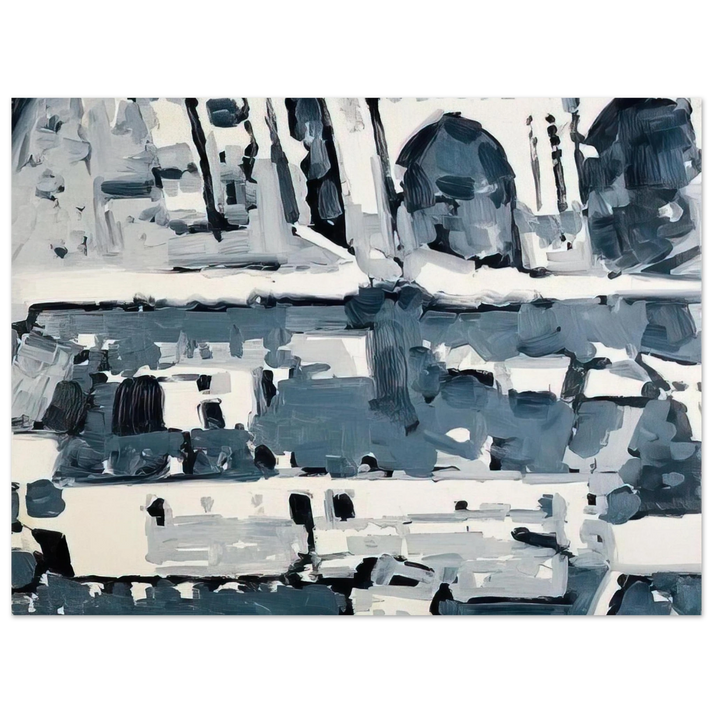 Gerhard Richter - TOWNSCAPE M4 1968 75x100 cm / 30x40inches Fine Art Poster