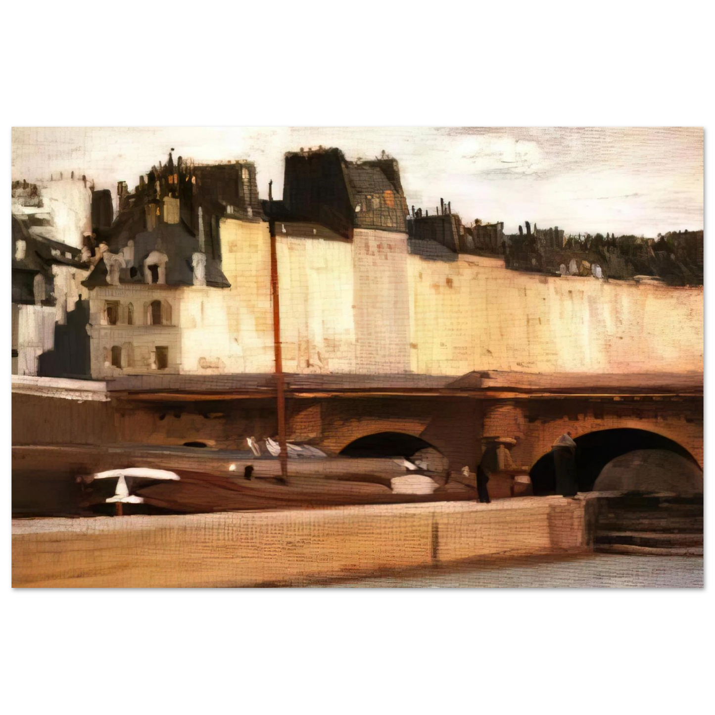 Edward Hopper - Écluse de la Monnaie Fine Art Poster
