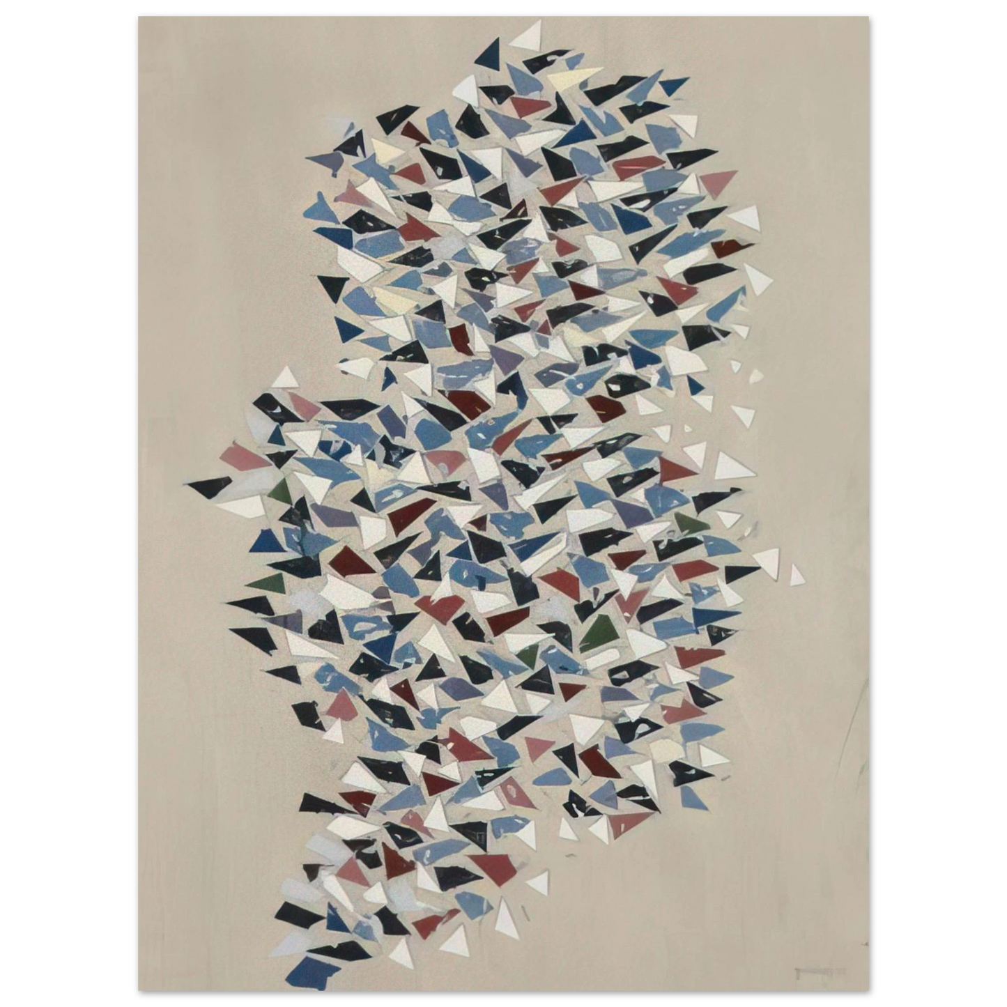 Robert Goodnough - Shapes Group - 1987 75x100 cm / 30x40inches Fine Art Poster
