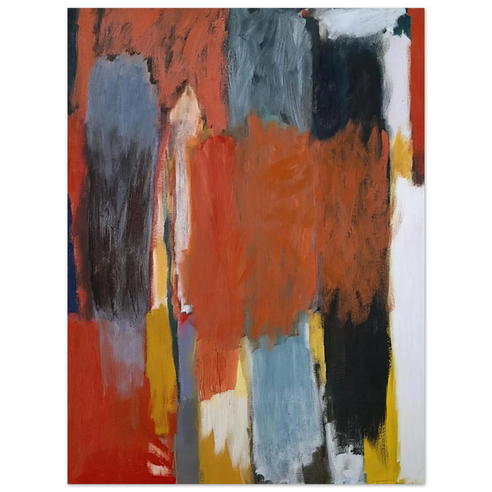 Ernst Wilhelm Nay - Untitled - 1961 75x100 cm / 30x40inches Fine Art Poster