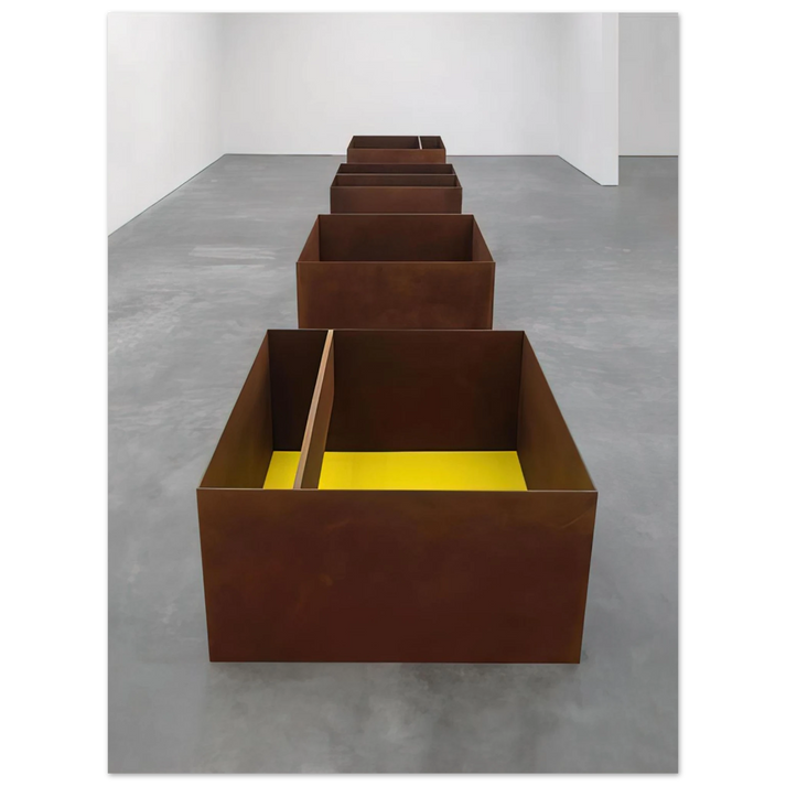 Donald Judd - Untitled JUDDO0511-JUDDO0514 - 1989 75x100 cm / 30x40inches Fine Art Poster