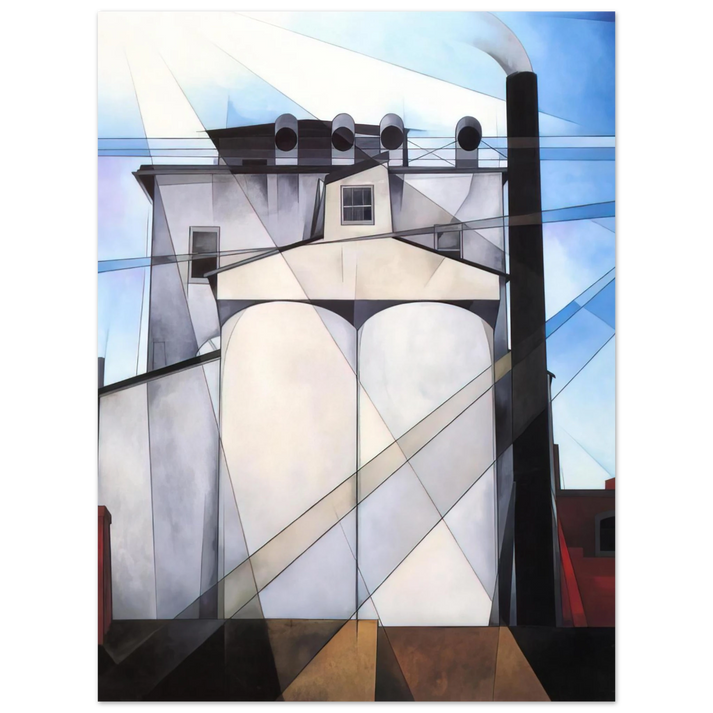 Charles Demuth - My Egypt - 1927 75x100 cm / 30x40inches Fine Art Poster