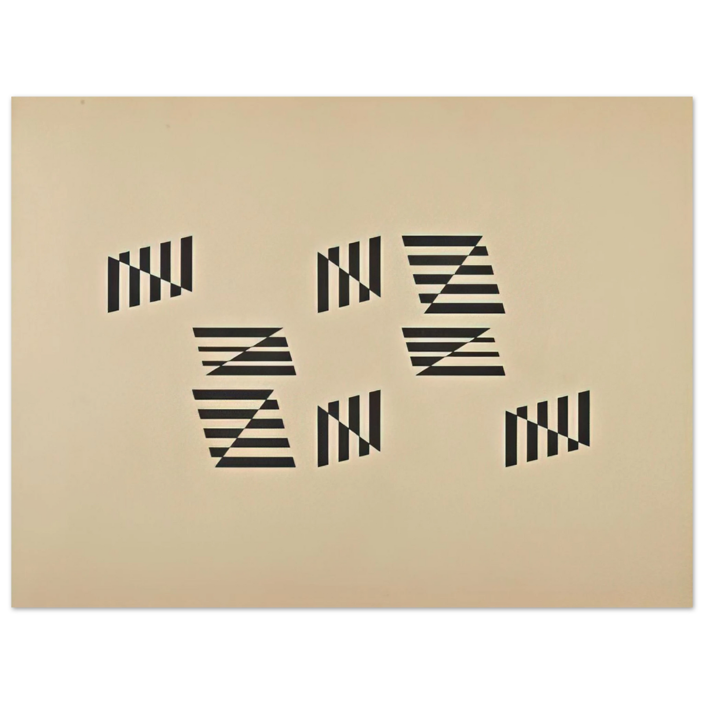 Helio Oiticica - Limite-Lumificaças - 1958 75x100 cm / 30x40inches Fine Art Poster