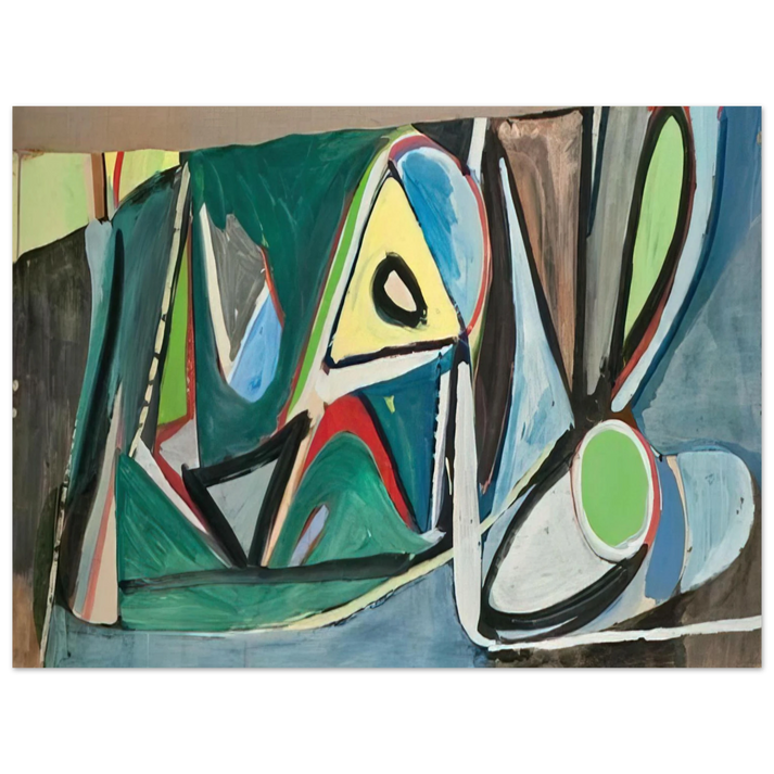 Bram van Velde - Montrouge - 1948 75x100 cm / 30x40inches Fine Art Poster