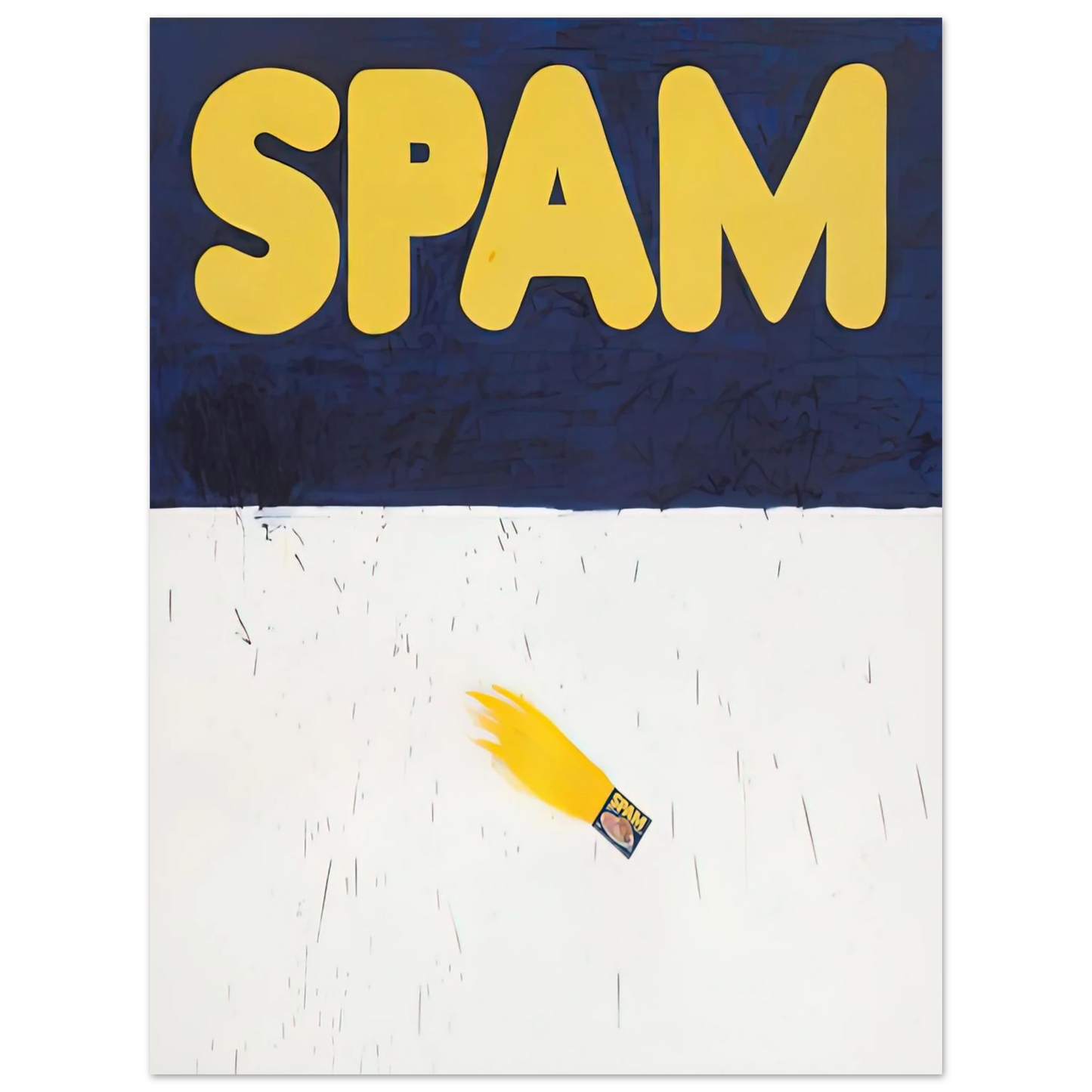 Edward Ruscha - ACTUAL SIZE 1962 75x100 cm / 30x40inches Fine Art Poster