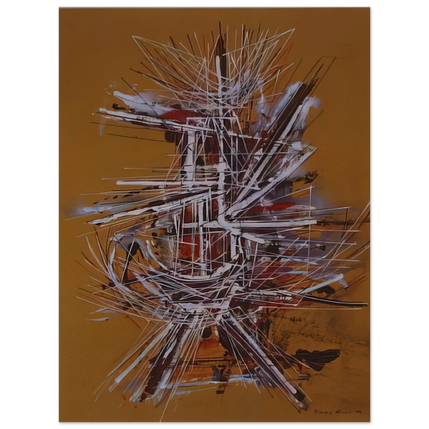 Jimmy Ernst - Southwest Image - 1958 75x100 cm / 30x40inches Fine Art Poster