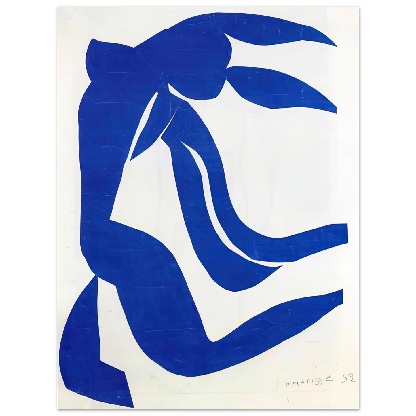 Henri Matisse - THE FLOWING HAIR 1952 75x100 cm / 30x40inches Fine Art Poster