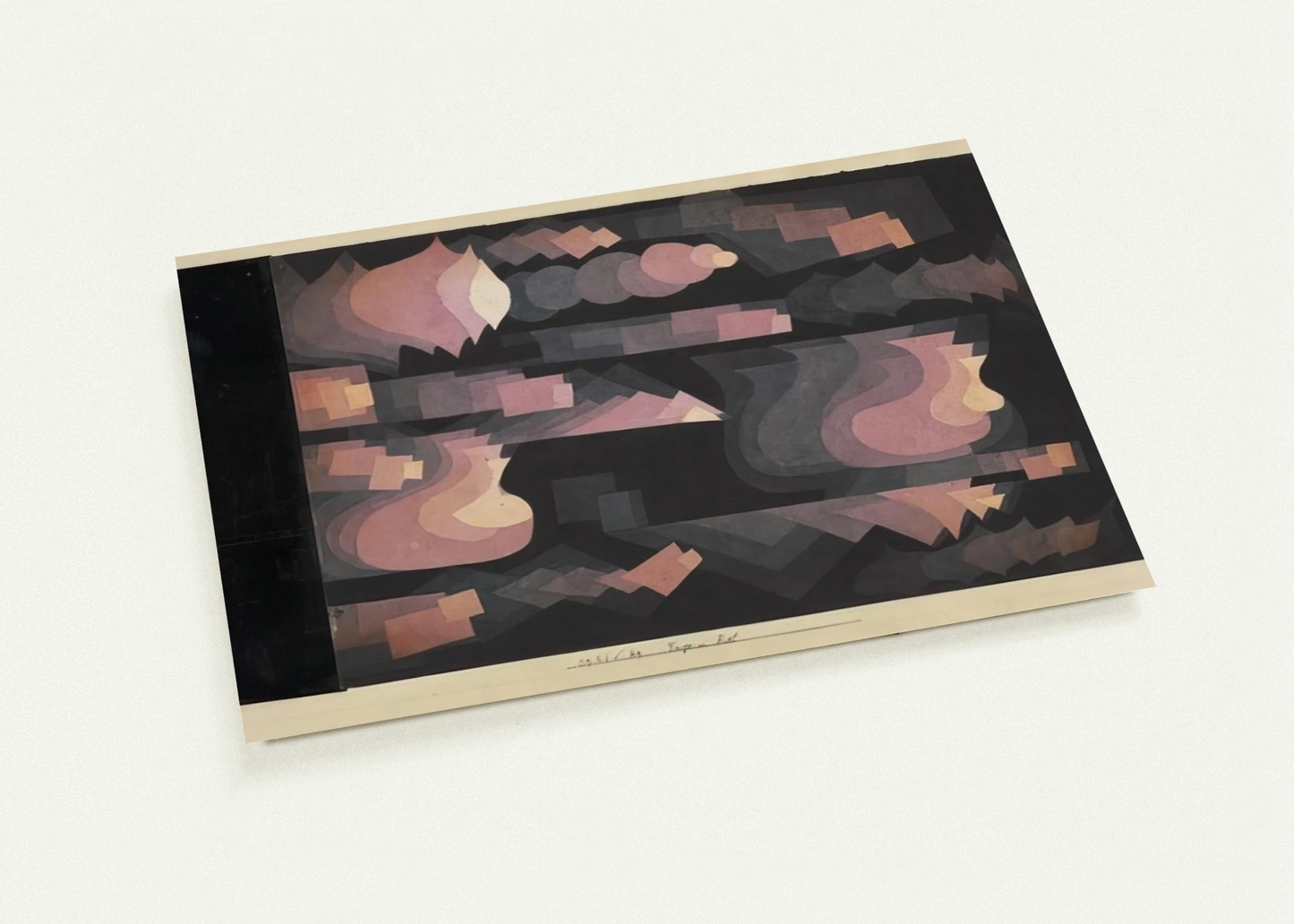 ADD IN RED 1921 By Paul Klee Pack of 10 Post Cards | Paul Klee Post Cards | A6 (10.5 x 14.8 cm) - 4.1 x 5.8 inches