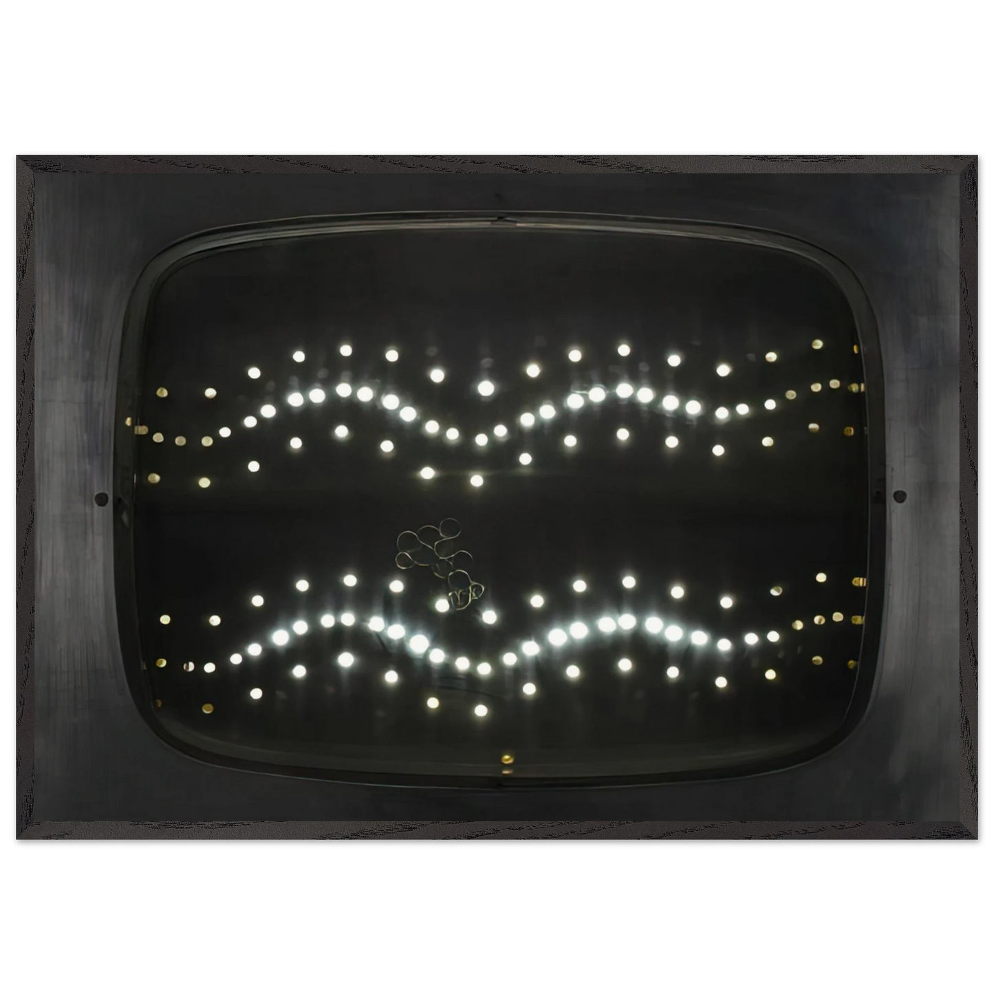 Televisor hidraulizado 1 - 1956 - Gyula Kosice 70x100 cm / 28x40 inches Framed Art Print – Black Wooden Frame