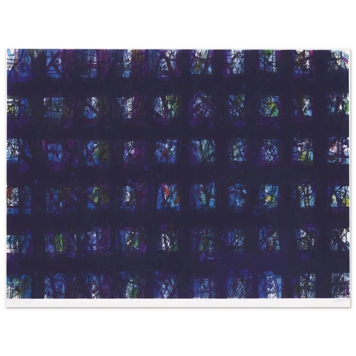 Sam Francis - La Notte 75x100 cm / 30x40inches Fine Art Poster