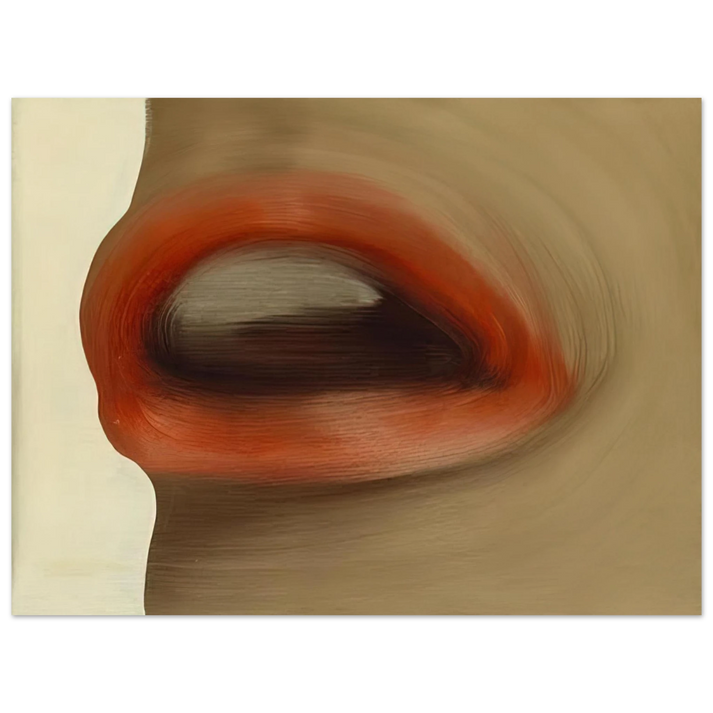 Gerhard Richter - MUND MOUTH BRIGITTE BARDOT S LIPS 1963 75x100 cm / 30x40inches Fine Art Poster
