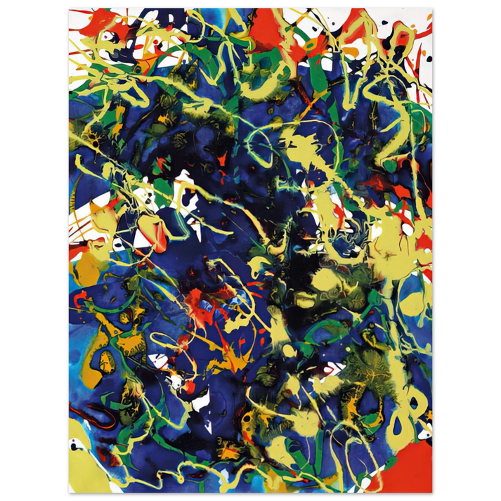Sam Francis - Untitled SFP94-63 SFF 1737 75x100 cm / 30x40inches Fine Art Poster