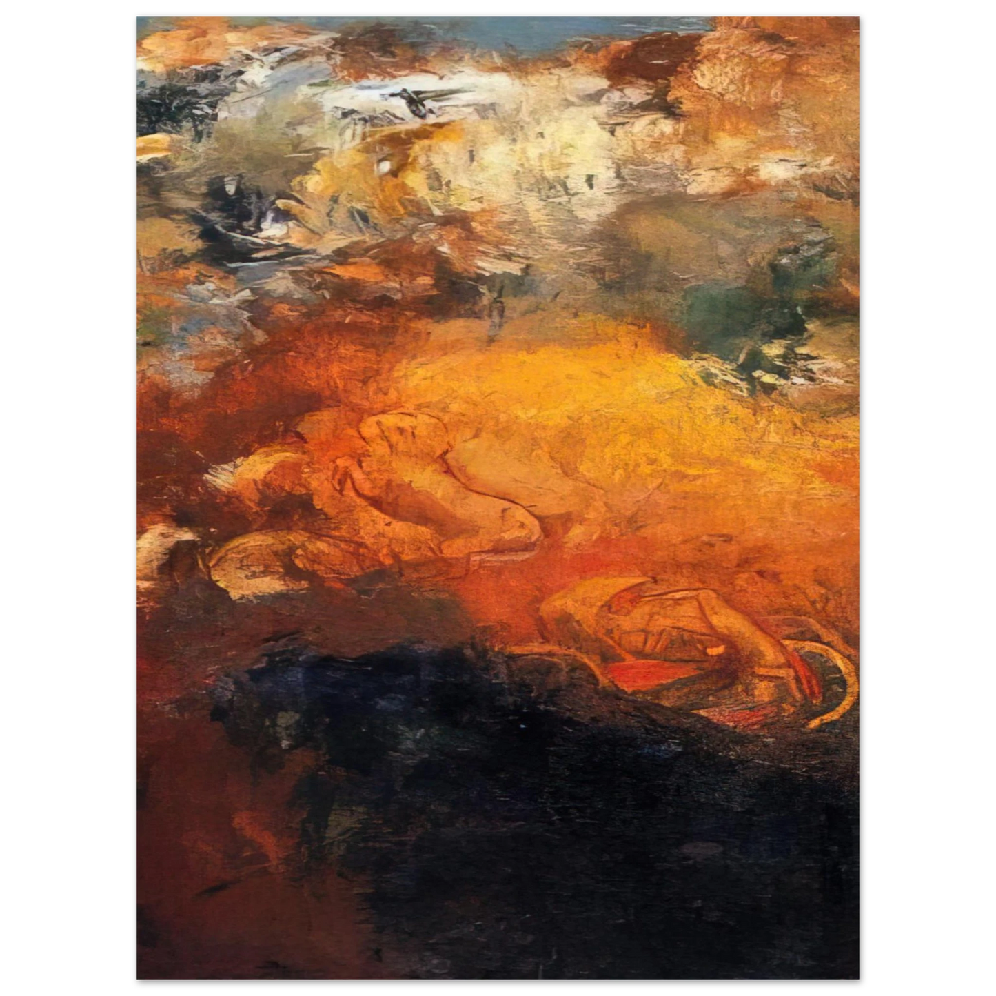 Odilon Redon - APOLLO S CHARIOT 75x100 cm / 30x40inches Fine Art Poster