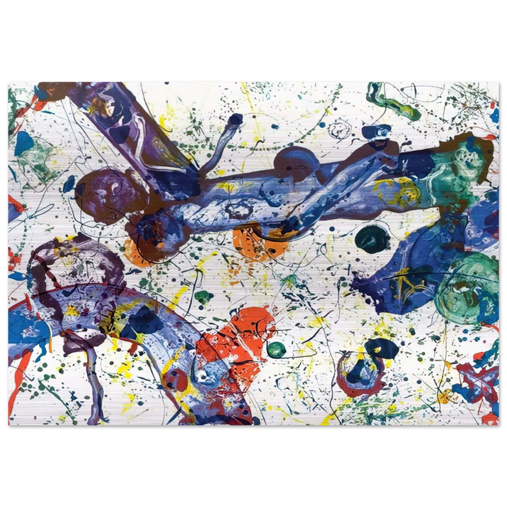 King Corpse SFS-288 - Sam Francis Brushed Aluminum Print - 70x100 cm / 28x40 inches | Sam Francis Aluminum Print | Sam Francis Prints