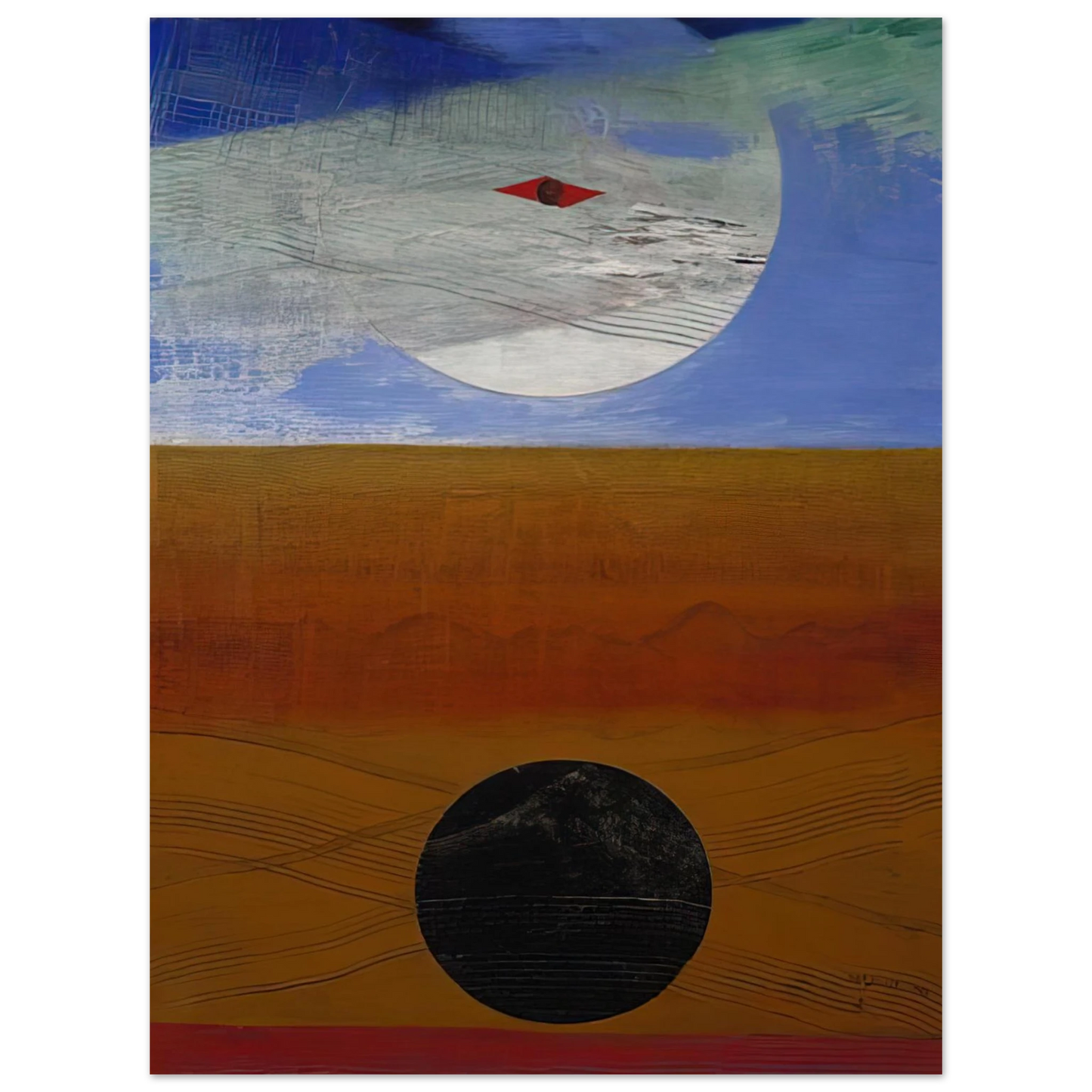 Max Ernst - Sea and Sun 75x100 cm / 30x40inches Fine Art Poster