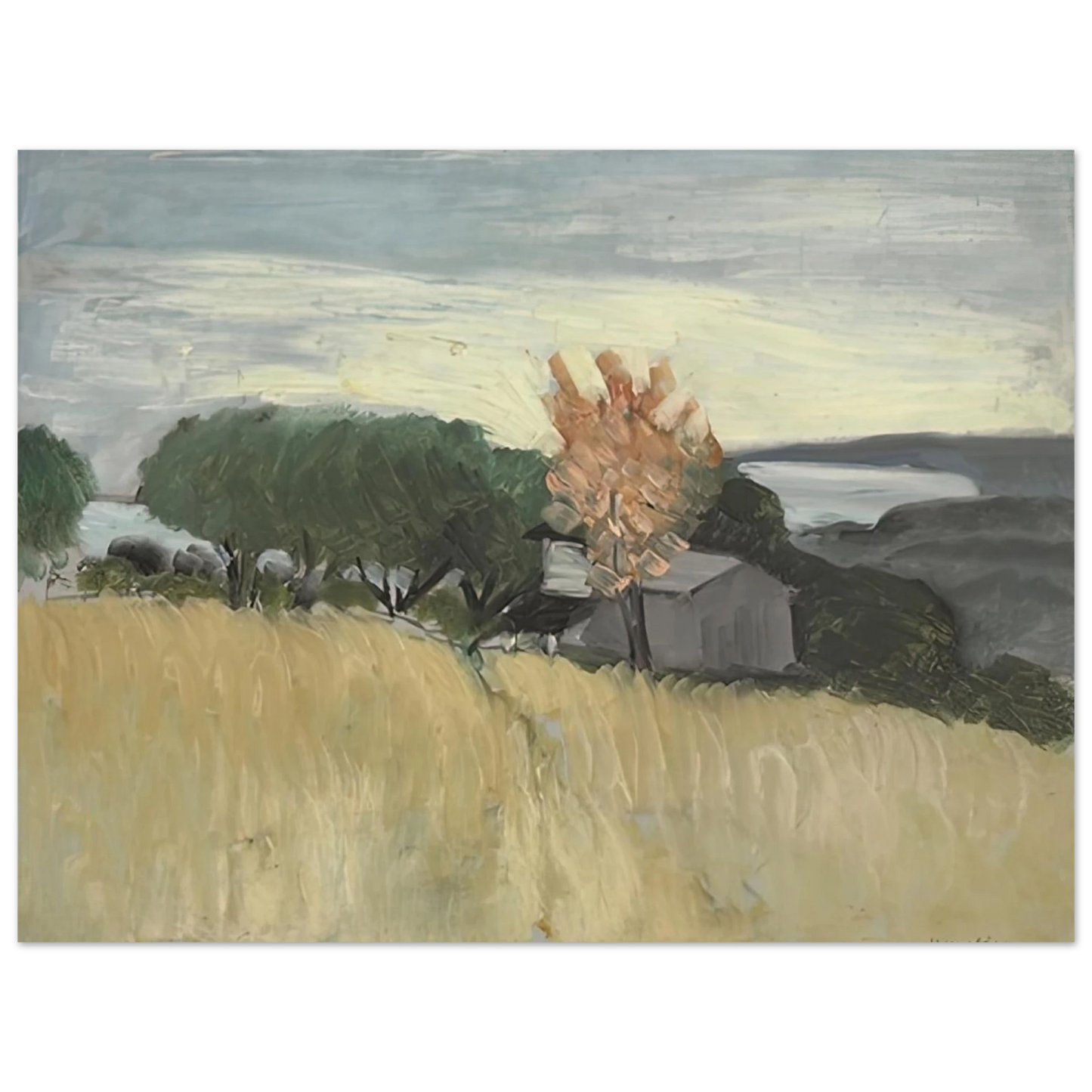 Henri Matisse - CHAMPS DE BLE A CAGNES 1918 75x100 cm / 30x40inches Fine Art Poster