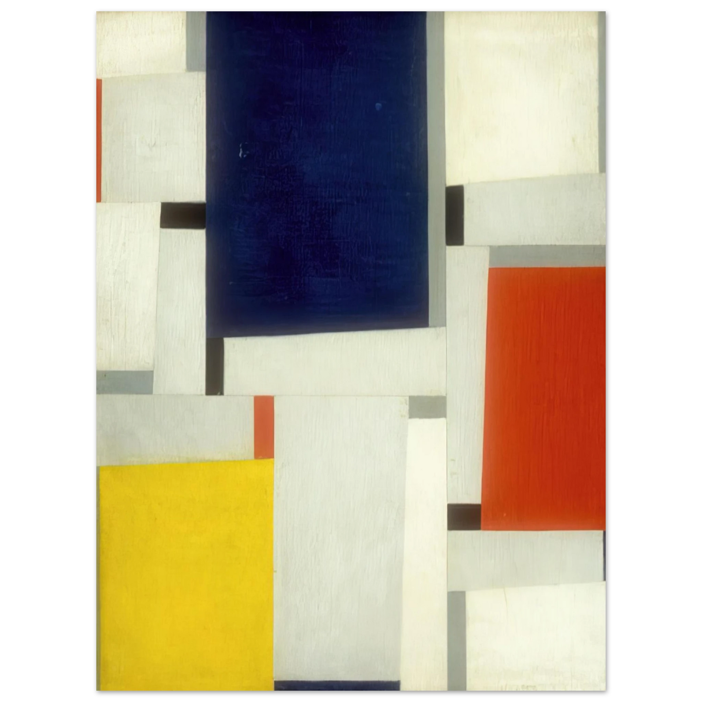 Fritz Glarner - Relational Painting #64 - 1953 75x100 cm / 30x40inches Fine Art Poster