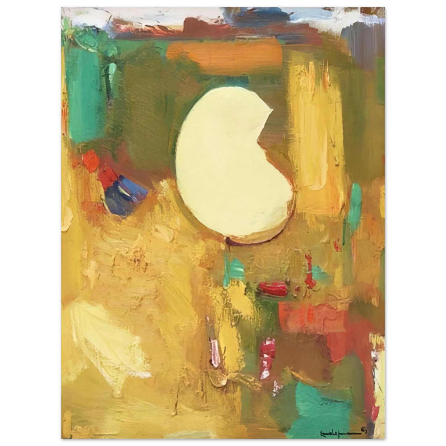Hans Hofmann - Gloriamundi 75x100 cm / 30x40inches Fine Art Poster