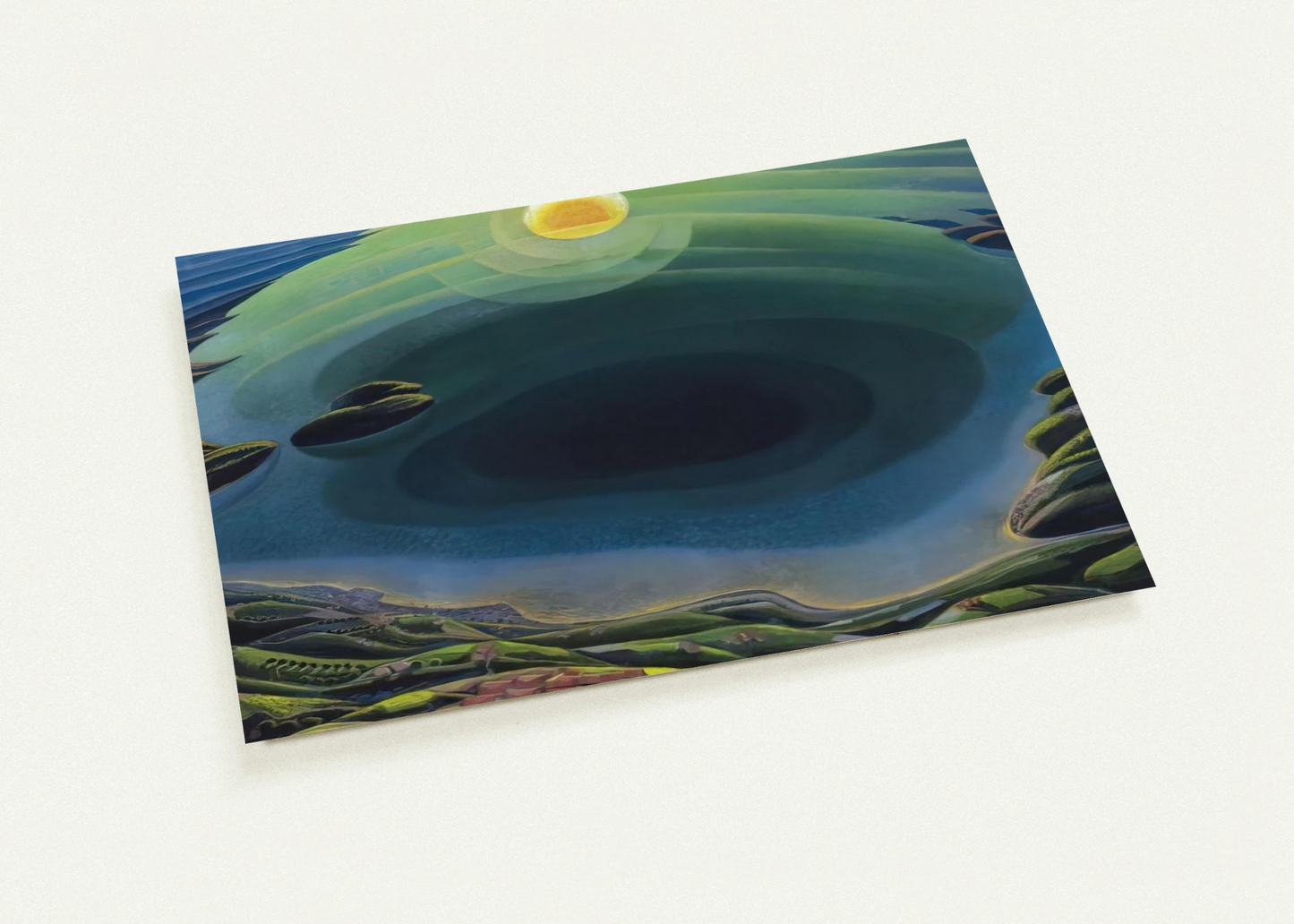 Aurora sul Golfo - 1935 By Gerardo Dottori Pack of 10 Post Cards | Gerardo Dottori Post Cards | A6 (10.5 x 14.8 cm) - 4.1 x 5.8 inches