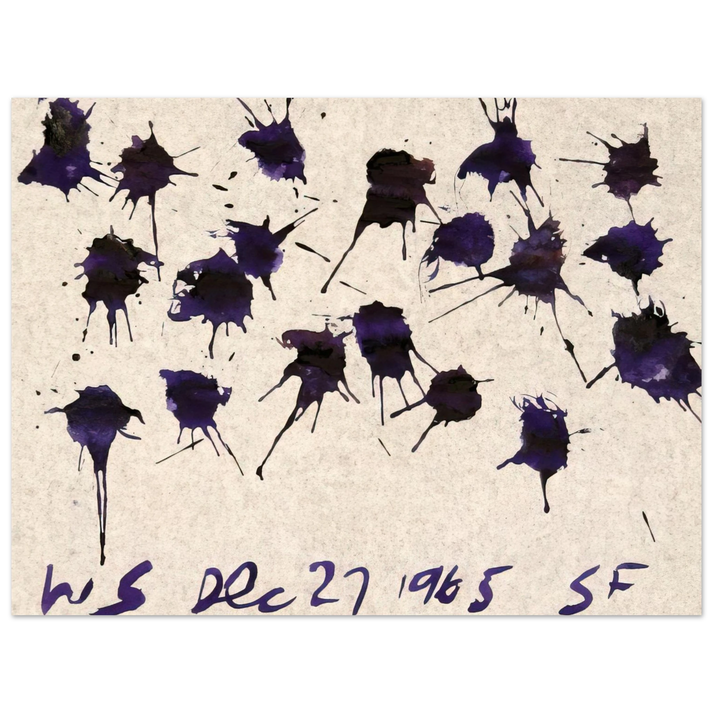 William Saroyan - WS Dec 27, 1965 SF - 1965 75x100 cm / 30x40inches Fine Art Poster
