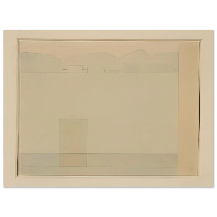 Antonio Calderara - Lago d'Orta - 1956 75x100 cm / 30x40inches Fine Art Poster
