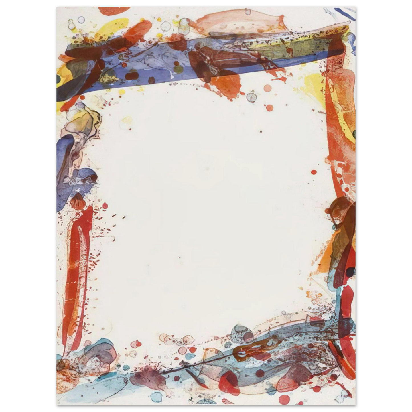 Sam Francis - Veiled Sail 75x100 cm / 30x40inches Fine Art Poster