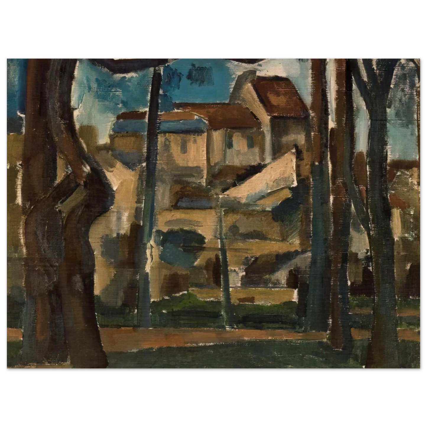 Andre Derain - LANDSCAPE OF CARRI RES 1909 75x100 cm / 30x40inches Fine Art Poster