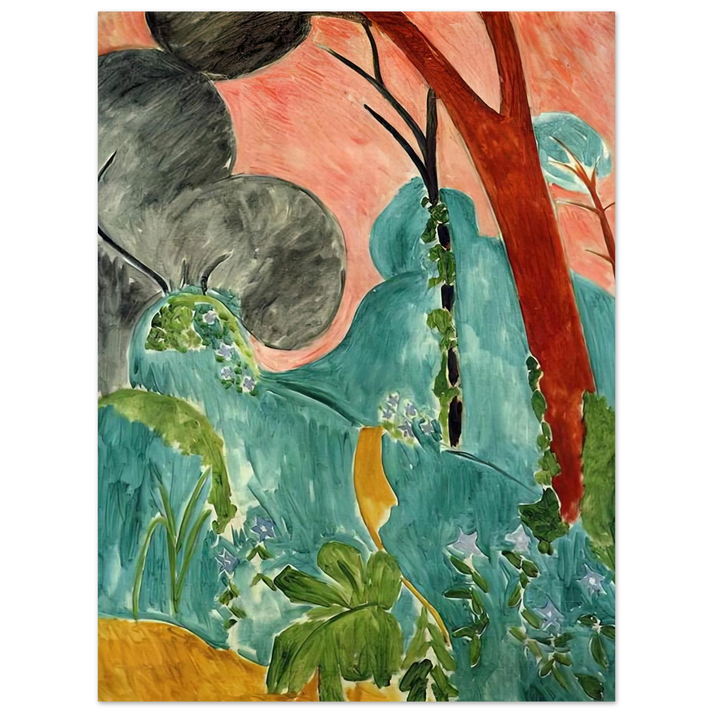 Henri Matisse - MORACCAN GARDEN 1912 75x100 cm / 30x40inches Fine Art Poster