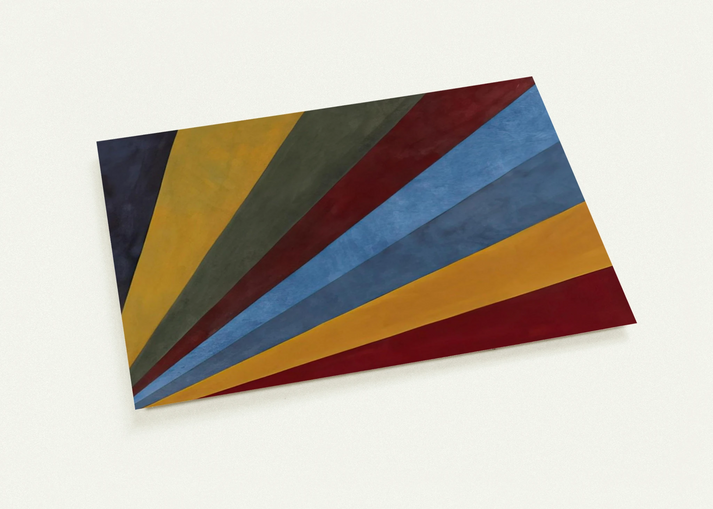Colors from Corners By Sol LeWitt Pack of 10 Post Cards | Sol LeWitt Post Cards | A6 (10.5 x 14.8 cm) - 4.1 x 5.8 inches