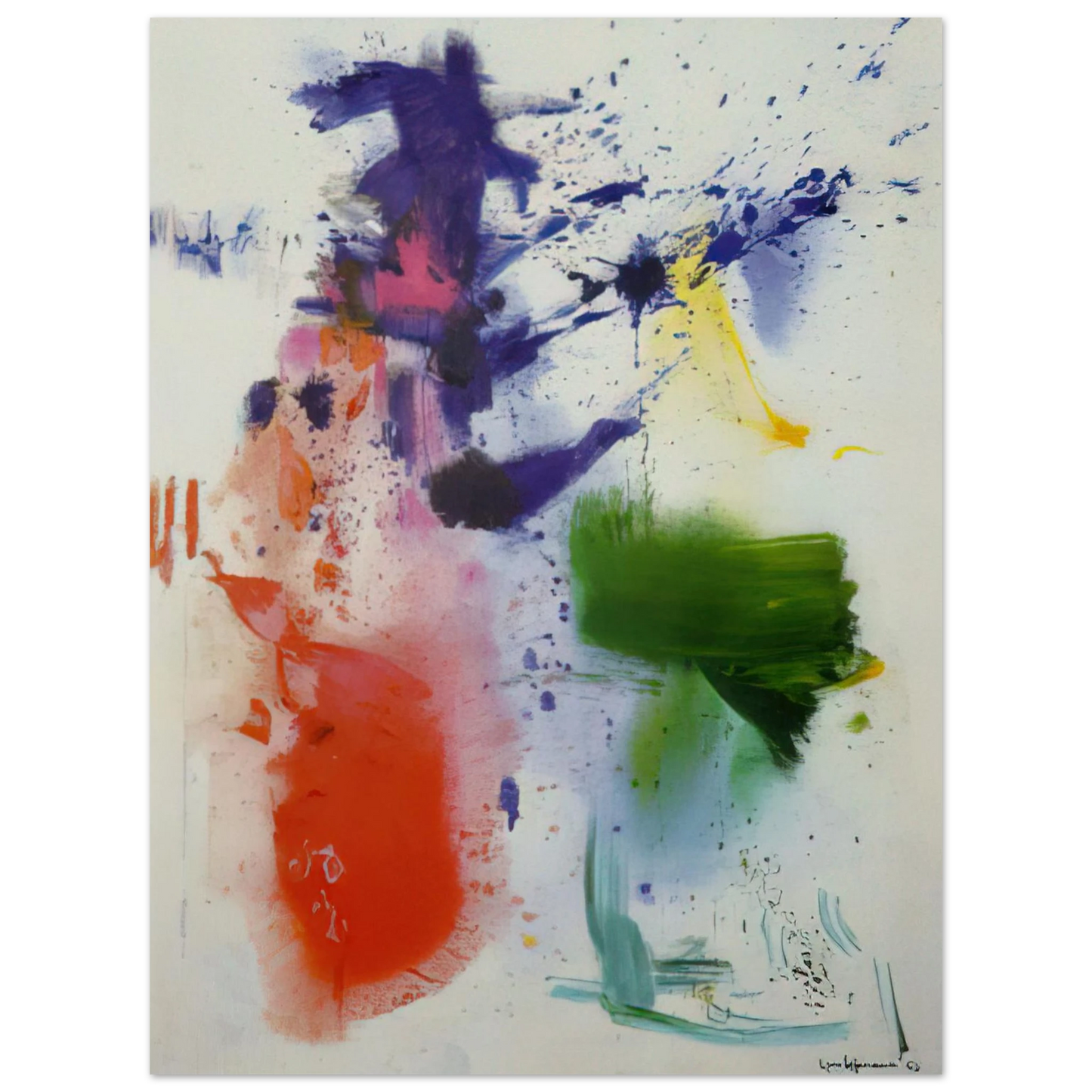 Hans Hofmann - Furioso 75x100 cm / 30x40inches Fine Art Poster