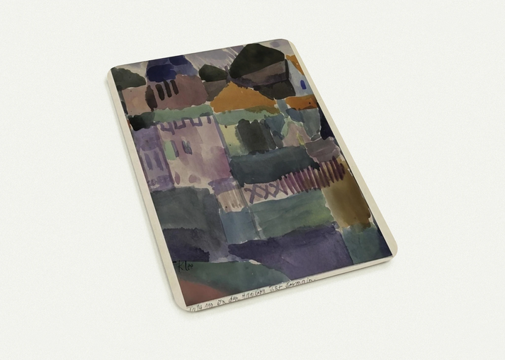 IN THE HOUSES OF ST GERMAIN 1914 By Paul Klee Pack of 10 Post Cards | Paul Klee Post Cards | A6 (10.5 x 14.8 cm) - 4.1 x 5.8 inches