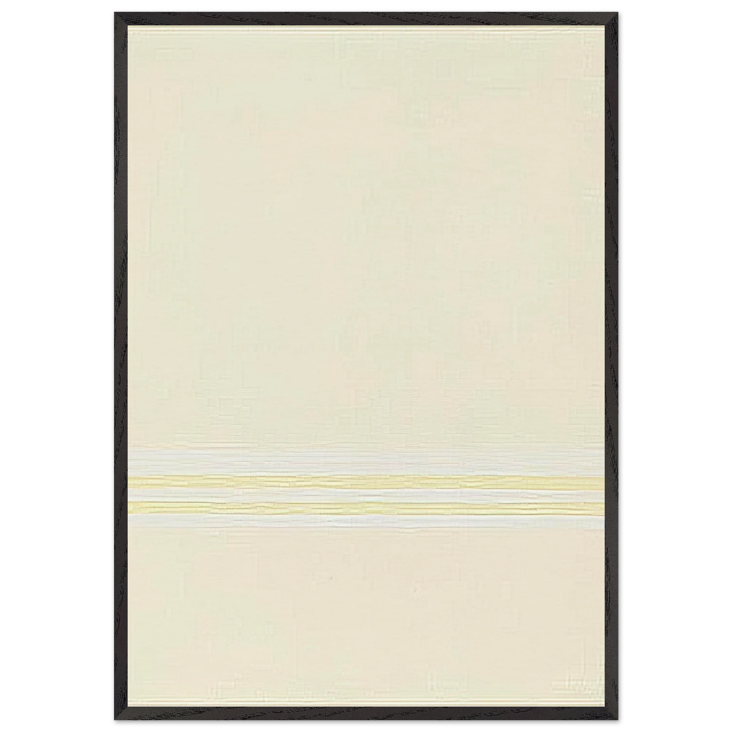 Untitled - 1974 N6 - Antonio Calderara 70x100 cm / 28x40 inches Framed Art Print – Black Wooden Frame