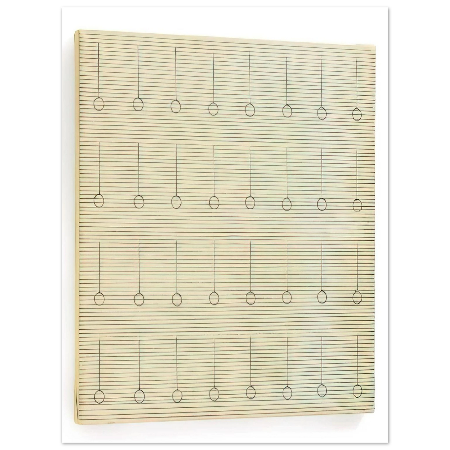 Agnes Martin - Drops 75x100 cm / 30x40inches Fine Art Poster