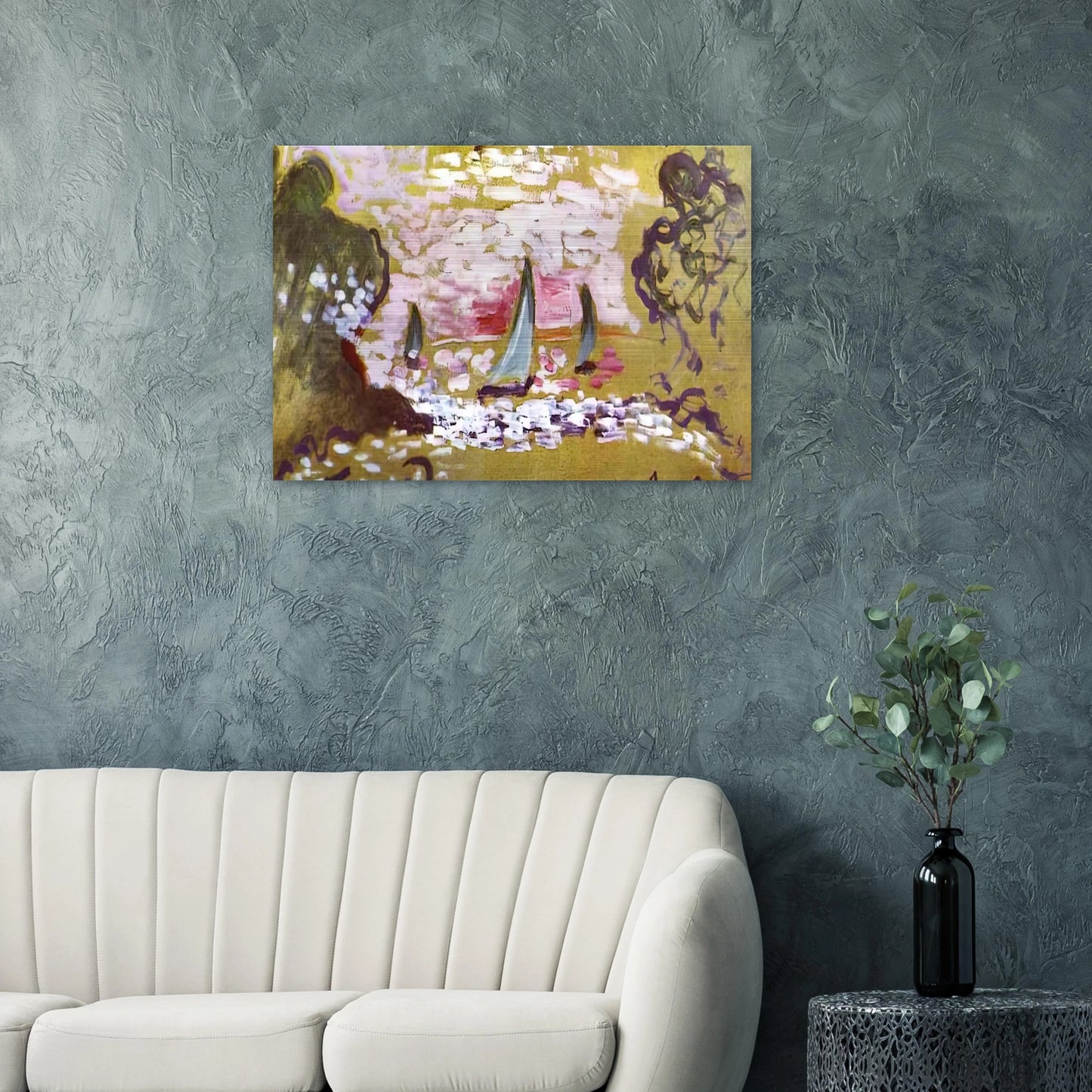 SAILBOATS - Henri Matisse Brushed Aluminum Print - 70x100 cm / 28x40 inches | Henri Matisse Aluminum Print | Henri Matisse Prints