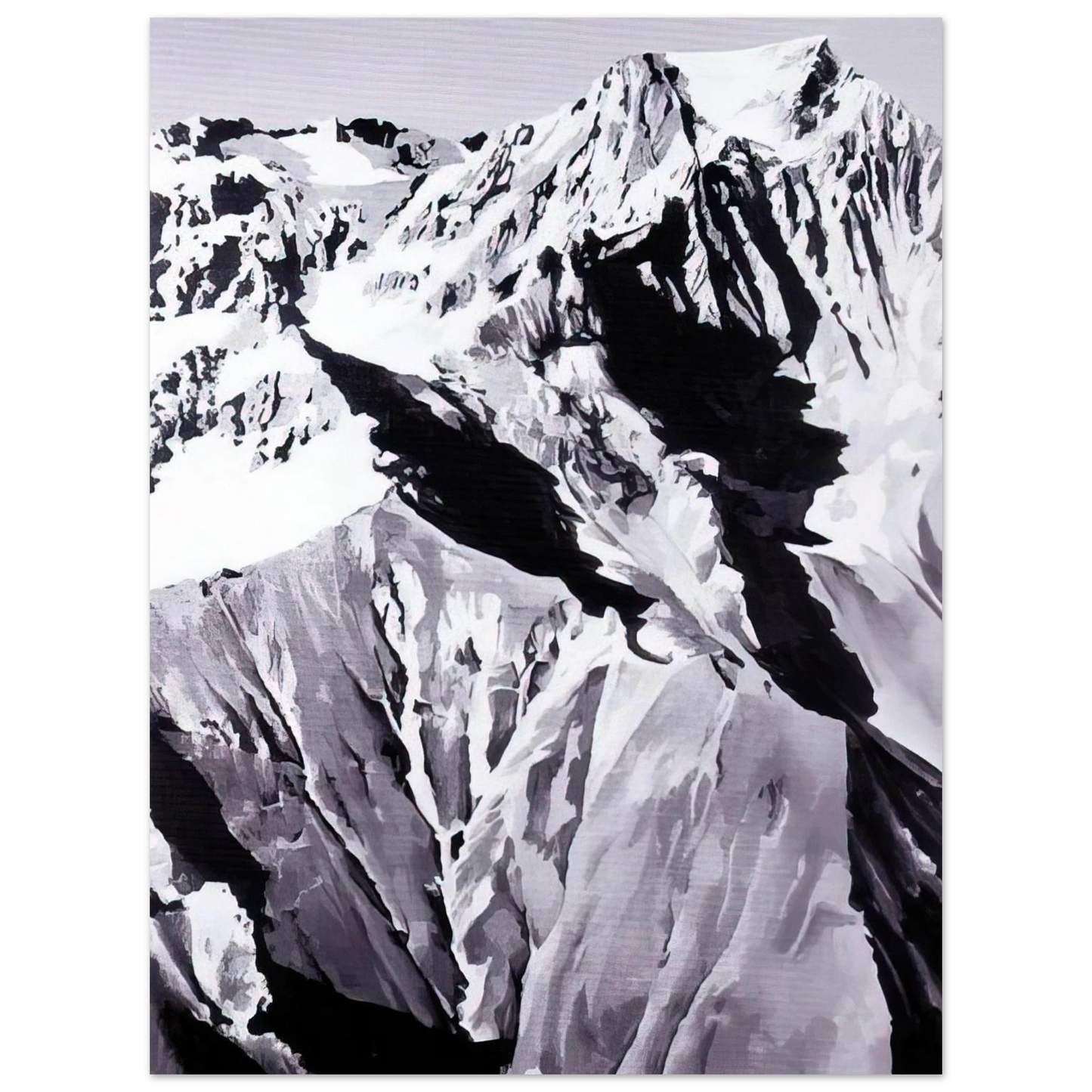Gerhard Richter - HIMALAYA 75x100 cm / 30x40inches Fine Art Poster