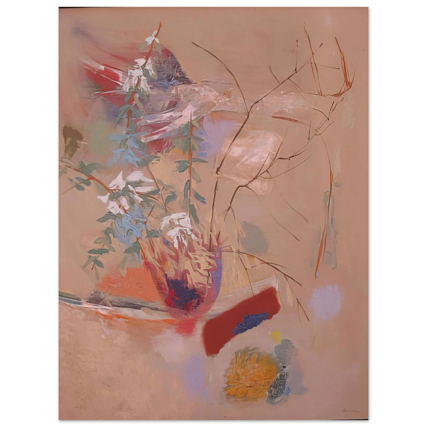 John Ferren - The Bush - 1955 75x100 cm / 30x40inches Fine Art Poster