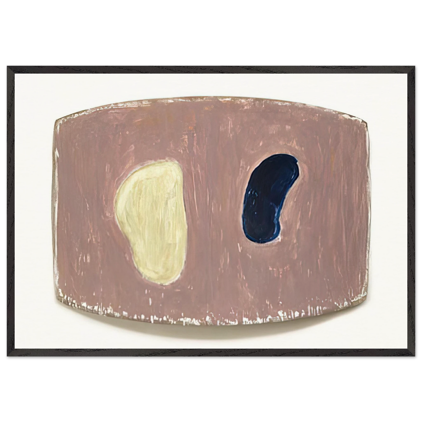 Thersites Chastened - 2012 - Ron Gorchov 70x100 cm / 28x40 inches Framed Art Print – Black Wooden Frame