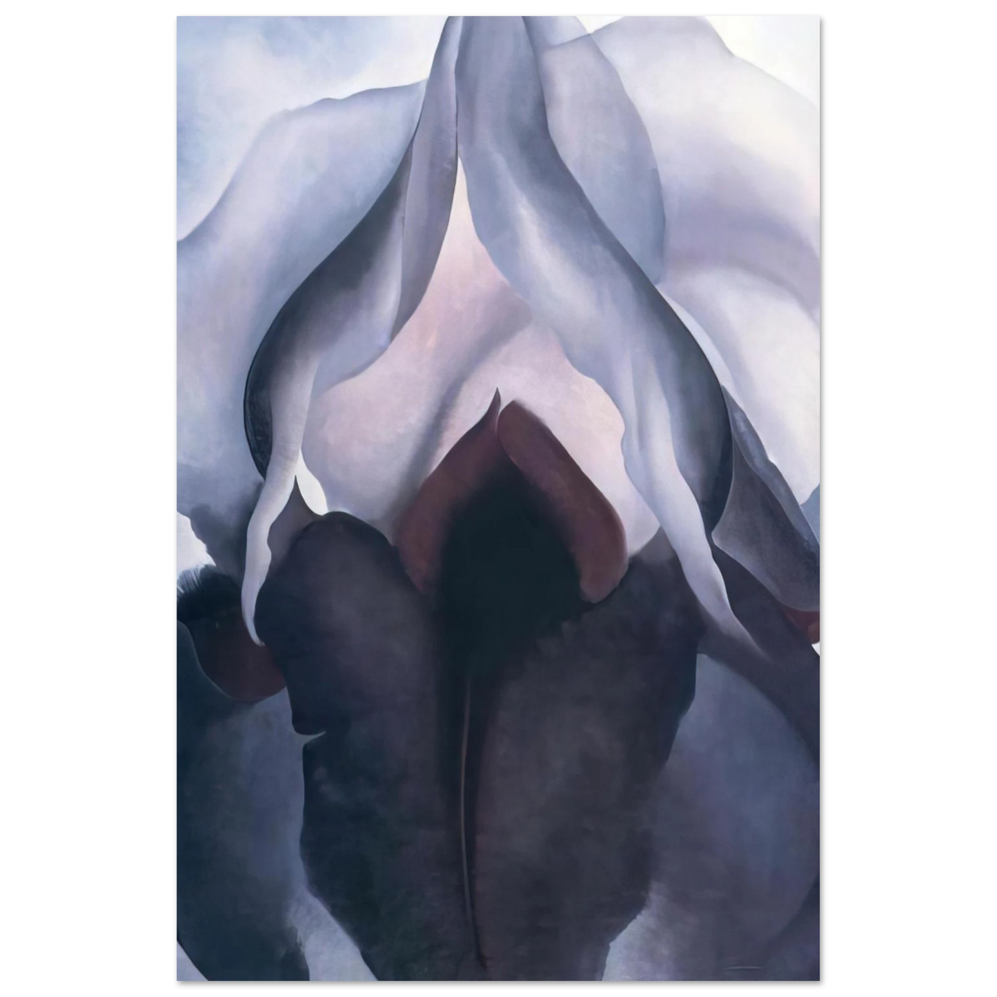 Georgia O'Keeffe - Black Iris III Fine Art Poster