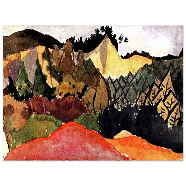 Paul Klee - IN THE QUARRY 75x100 cm / 30x40inches Fine Art Poster