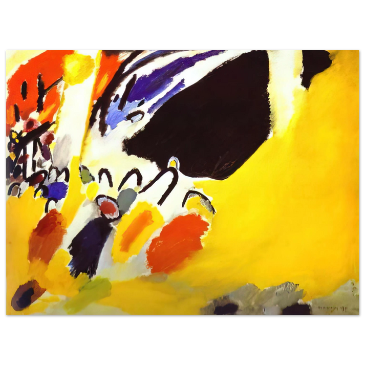 Wassily Kandinsky - IMPRESSION III CONCERT 1911 75x100 cm / 30x40inches Fine Art Poster