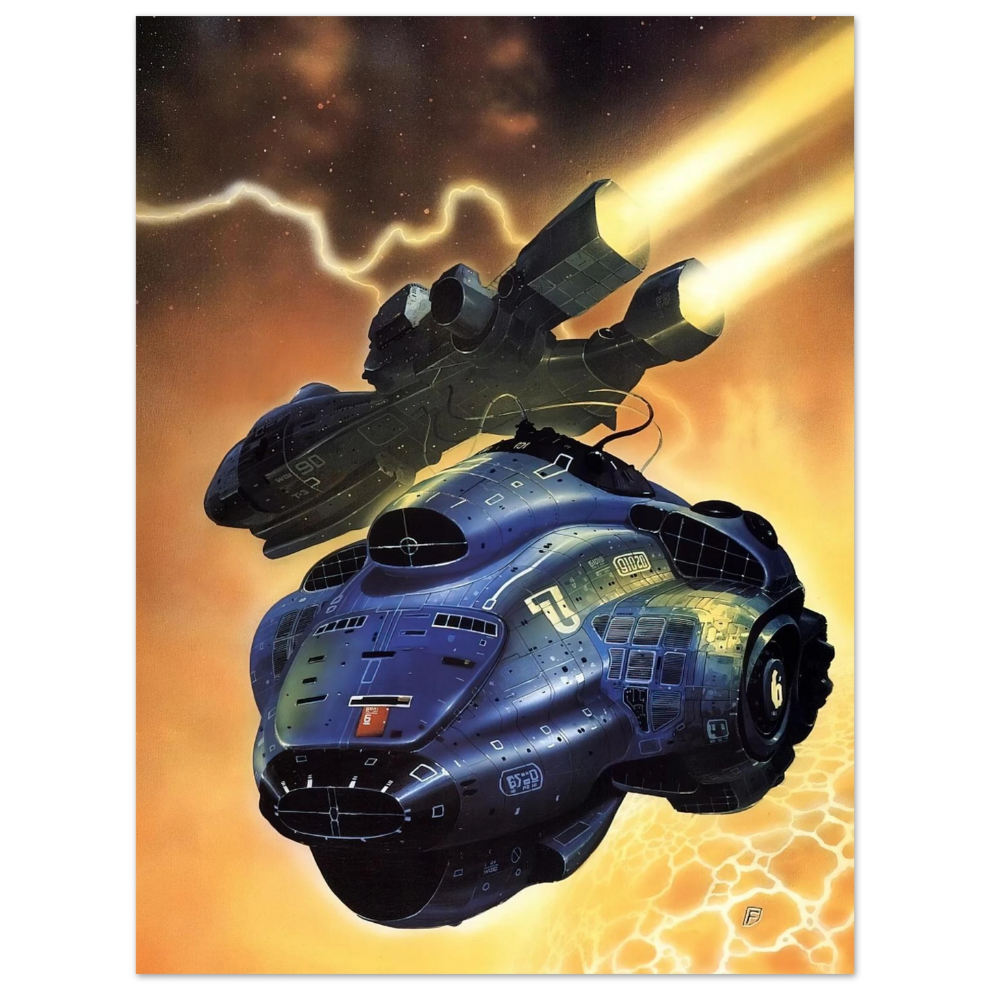 Chris Foss - Chris Foss 75x100 cm / 30x40inches Fine Art Poster
