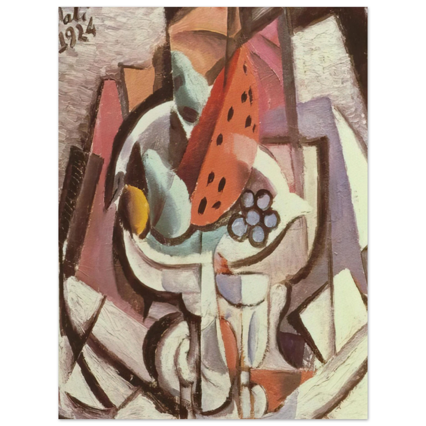 Salvador Dali - STILL LIFE WATERMELON 75x100 cm / 30x40inches Fine Art Poster