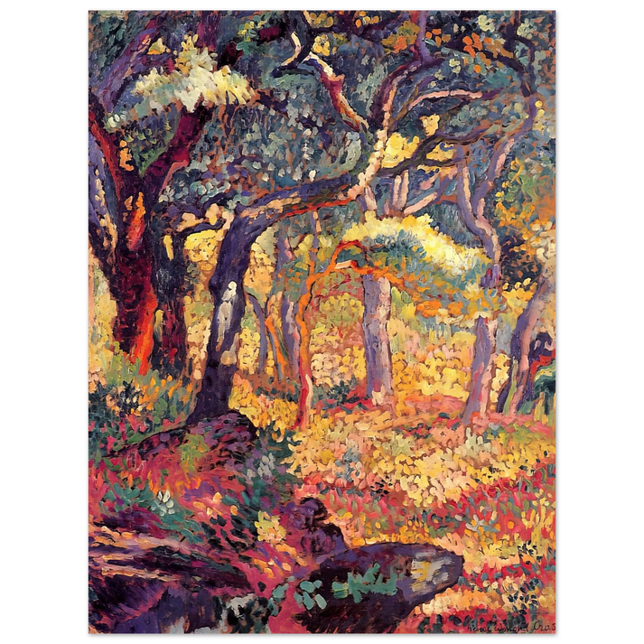 Henri-Edmond Cross - Study for The Clearing 75x100 cm / 30x40inches Fine Art Poster