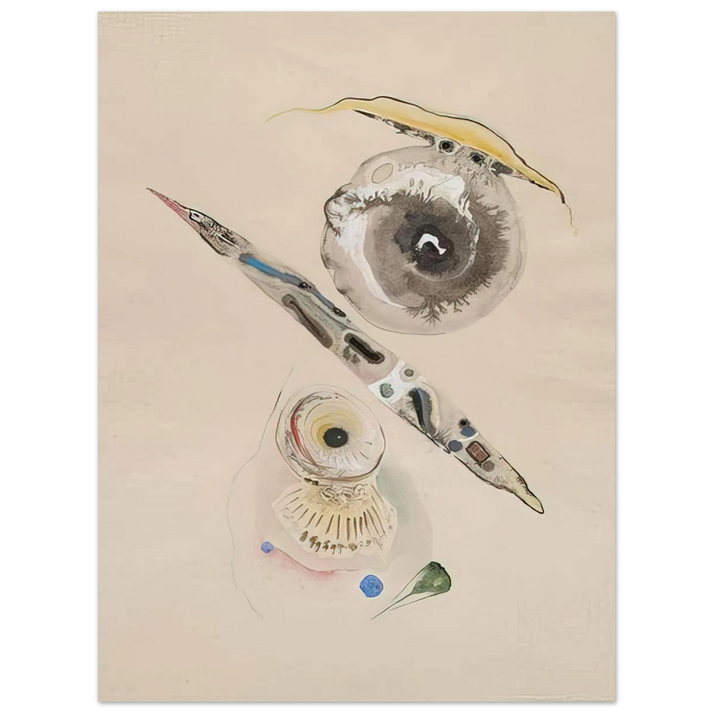 Rudolf Bauer - UNTITLED 75x100 cm / 30x40inches Fine Art Poster