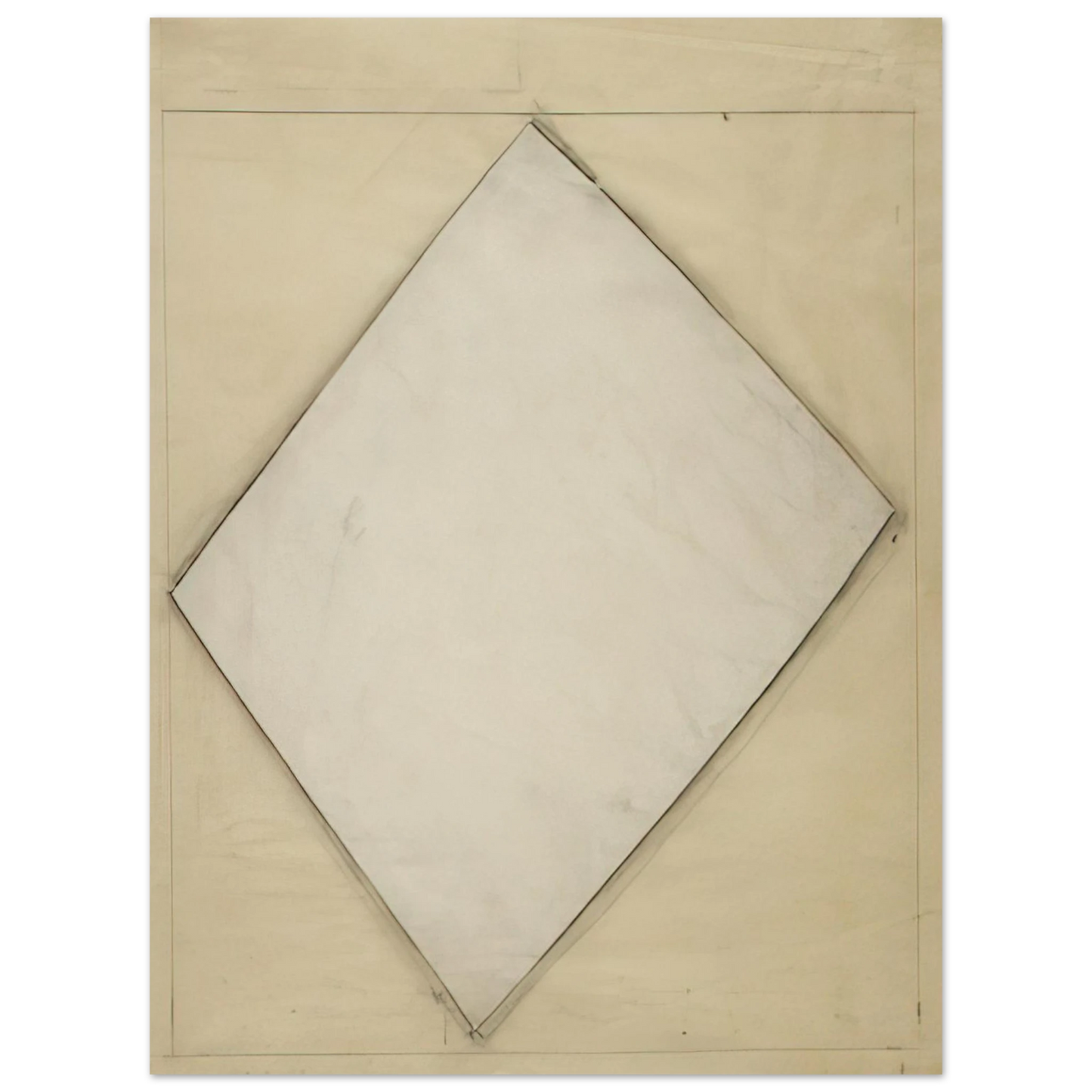 Ellsworth Kelly - Study for White Sculpture 75x100 cm / 30x40inches Fine Art Poster