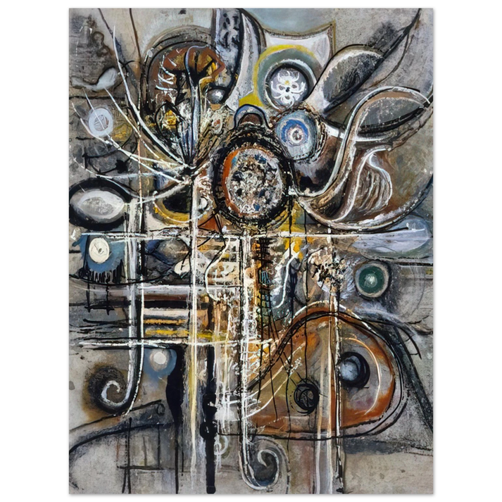 Richard Pousette-Dart - The Center - 1943 75x100 cm / 30x40inches Fine Art Poster