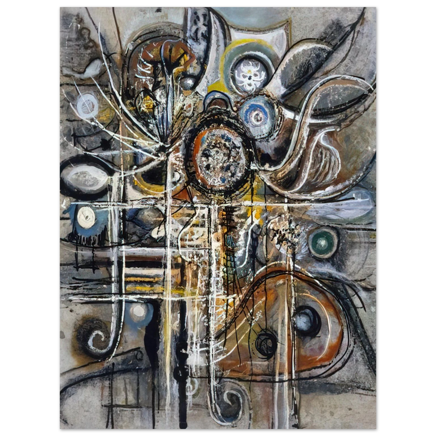 Richard Pousette-Dart - The Center - 1943 75x100 cm / 30x40inches Fine Art Poster