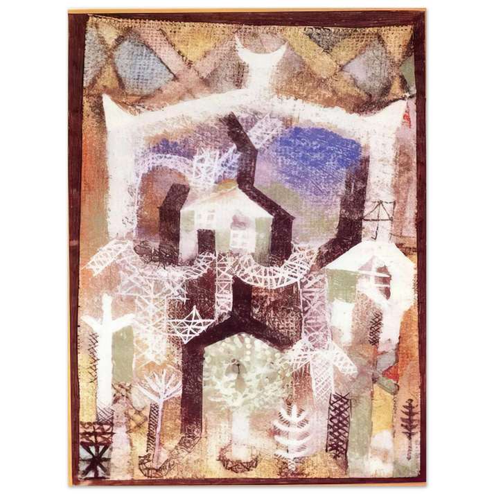 Paul Klee - SUMMER HOUSES 1919 75x100 cm / 30x40inches Fine Art Poster
